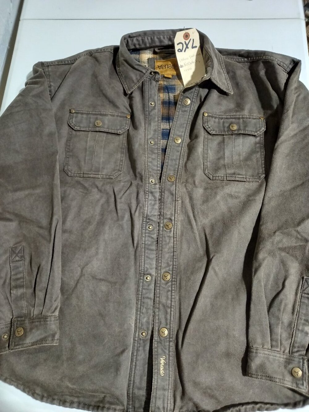Bountyman Concealed Carry Shirt Jacket - Brown | 2XL - Picture 6 of 7